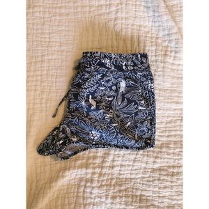 Gap Beach Print Shorts : Navy/White